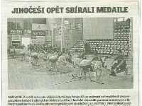 Jihočeši opět sbírali medaile